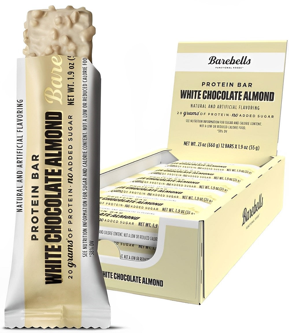 White Chocolate Almond Protein Bar - Barebells (12 X 55G)